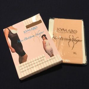NWT Kymaro Nude Beige Bottom seamless Shaper Slimmer Microfiber Number 4 Size XL